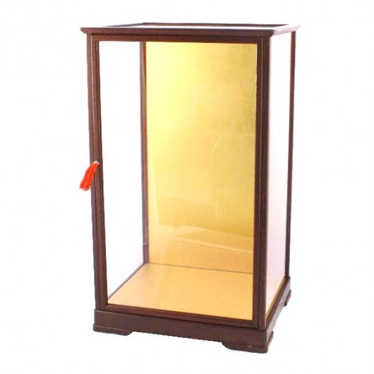 Üvegvitrin japán babákhoz 50cm