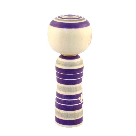 Kikuemaki Purple Kokeshi